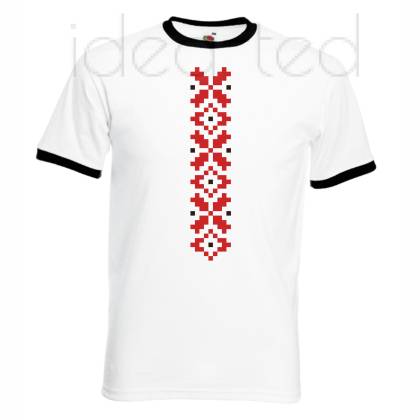 Мъжка тениска с народен мотив