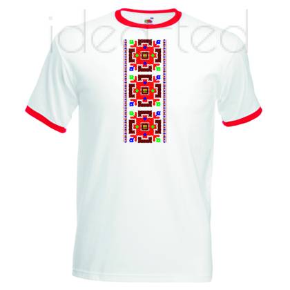 Мъжка тениска с народен мотив