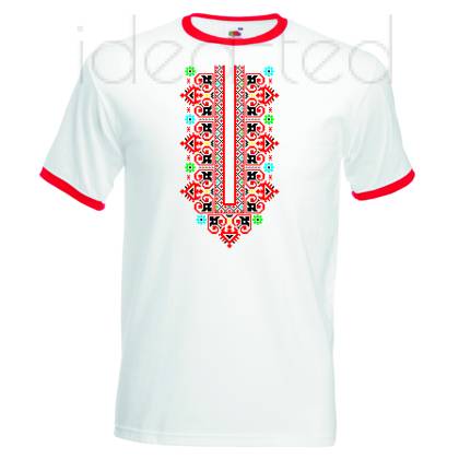 Мъжка тениска с народен мотив
