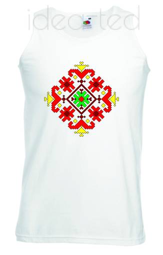 Мъжки потник с народен мотив