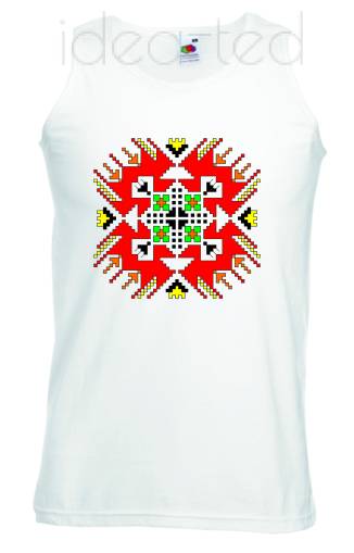 Мъжки потник с народен мотив