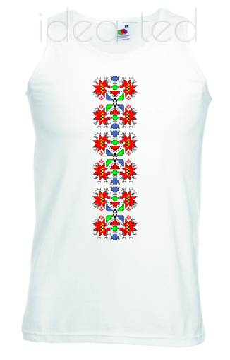 Мъжки потник с народен мотив