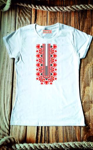 Tениска за момиче с народен мотив