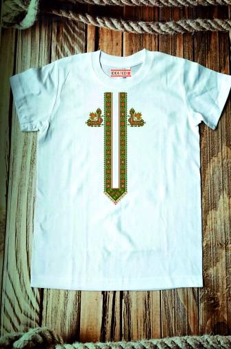 Тениска за момче с народен мотив