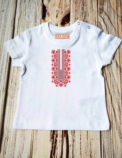 Бебешка тениска с народен мотив