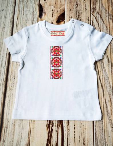 Бебешка тениска с народен мотив