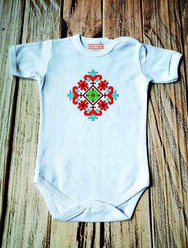 Бебешко боди с къс ръкав