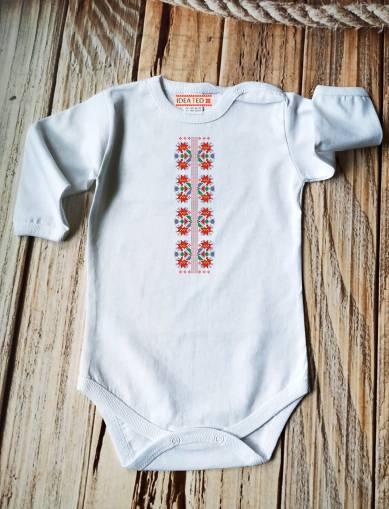 Бебешко боди с дълъг ръкав