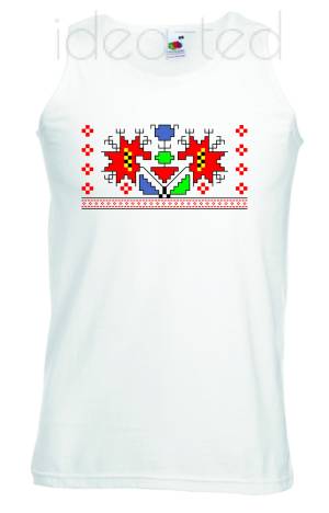Мъжки потник с народен мотив