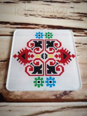 Подложка за чаша (квадратна) 